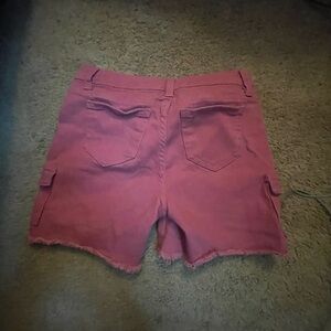 Women's Pink Casual Shorts